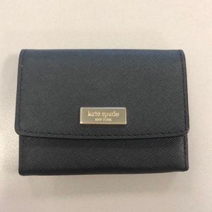 Kate spade black business card holder